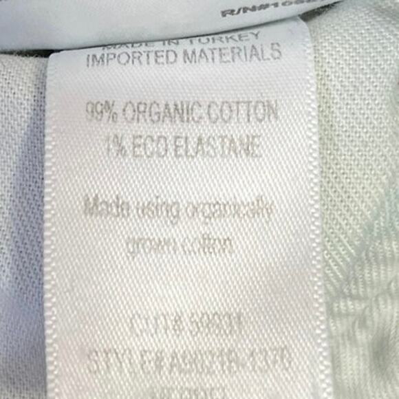 Agolde Blue Denim High Rise Skinny Medium Wash Stretch Crop Ankle Jeans Size 24 - Picture 5 of 5